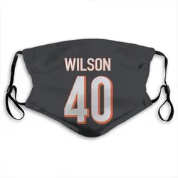 Brandon Wilson Cincinnati Bengals Black Jersey Name & Number Face Mask With PM2.5 Filter
