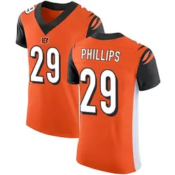 Nike Antonio Phillips Cincinnati Bengals Men's Elite Orange Alternate Vapor Untouchable Jersey