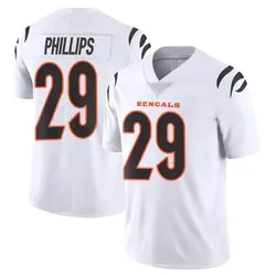 Nike Antonio Phillips Cincinnati Bengals Men's Limited White Vapor Untouchable Jersey