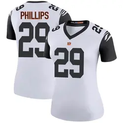 Nike Antonio Phillips Cincinnati Bengals Women's Legend White Color Rush Jersey
