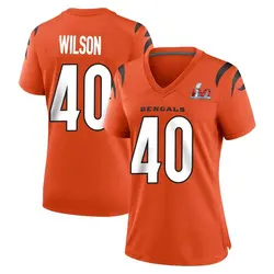 Nike Brandon Wilson Cincinnati Bengals Women's Game Orange Super Bowl LVI Bound Jersey