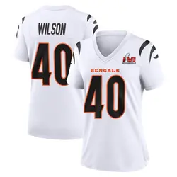 Nike Brandon Wilson Cincinnati Bengals Women's Game White Super Bowl LVI Bound Jersey