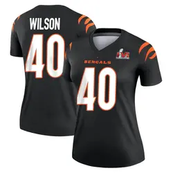 Nike Brandon Wilson Cincinnati Bengals Women's Legend Black Super Bowl LVI Bound Jersey