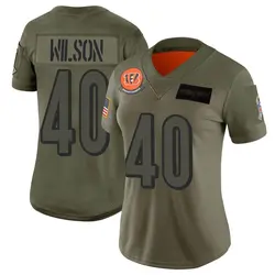 Nike Brandon Wilson Cincinnati Bengals Women's Limited Camo 2019 Salute to Service Jersey