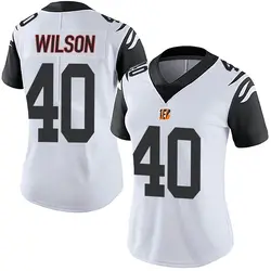 Nike Brandon Wilson Cincinnati Bengals Women's Limited White Color Rush Vapor Untouchable Jersey