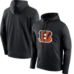 Nike Cincinnati Bengals Men's Black Circuit Logo Essential Performance Pullover Hoodie