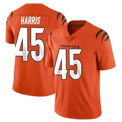 Nike Darien Harris Cincinnati Bengals Men's Limited Orange Vapor Untouchable Jersey