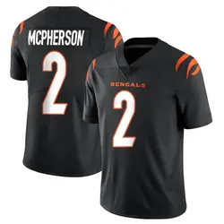 Nike Evan McPherson Cincinnati Bengals Men's Limited Black Team Color Vapor Untouchable Jersey