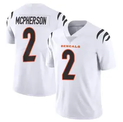 Nike Evan McPherson Cincinnati Bengals Men's Limited White Vapor Untouchable Jersey