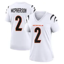 Nike Evan McPherson Cincinnati Bengals Women's Game White Jersey