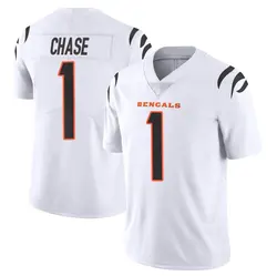 Nike Ja'Marr Chase Cincinnati Bengals Youth Limited White Vapor Untouchable Jersey