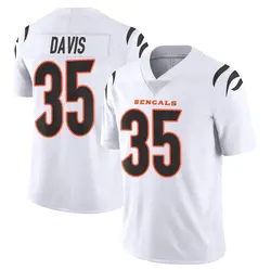 Nike Jalen Davis Cincinnati Bengals Men's Limited White Vapor Untouchable Jersey