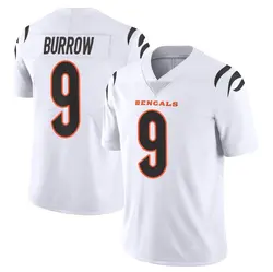 Nike Joe Burrow Cincinnati Bengals Men's Limited White Vapor Untouchable Jersey
