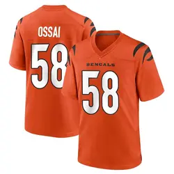 Nike Joseph Ossai Cincinnati Bengals Men's Game Orange Jersey