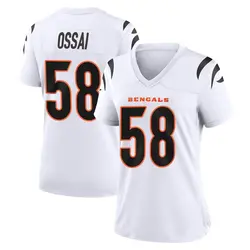 Nike Joseph Ossai Cincinnati Bengals Women's Game White Jersey