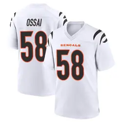 Nike Joseph Ossai Cincinnati Bengals Youth Game White Jersey