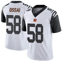 Nike Joseph Ossai Cincinnati Bengals Youth Limited White Color Rush Vapor Untouchable Jersey