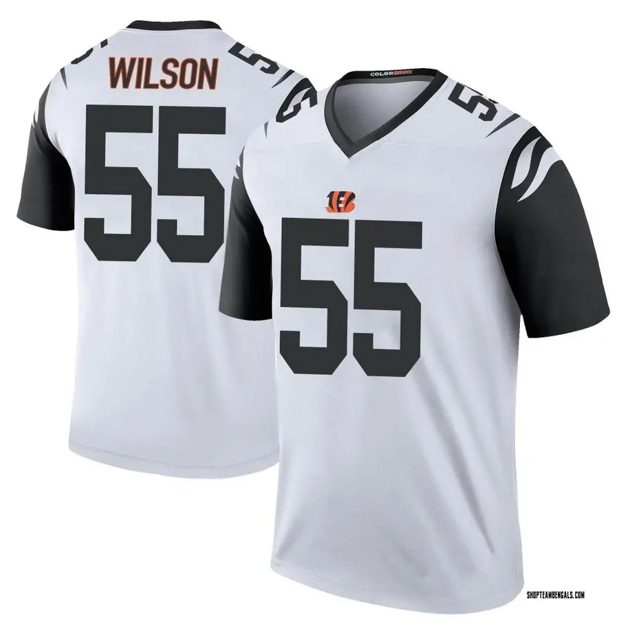 Bengals color 2025 rush jersey mens