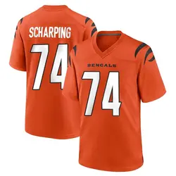 Nike Max Scharping Cincinnati Bengals Youth Game Orange Jersey