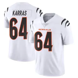 Nike Ted Karras Cincinnati Bengals Youth Limited White Vapor Untouchable Jersey