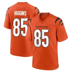 Nike Tee Higgins Cincinnati Bengals Men's Game Orange Jersey