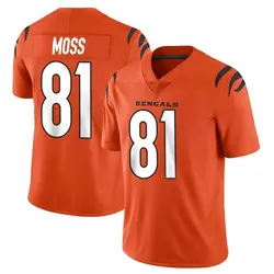 Nike Thaddeus Moss Cincinnati Bengals Men's Limited Orange Vapor Untouchable Jersey