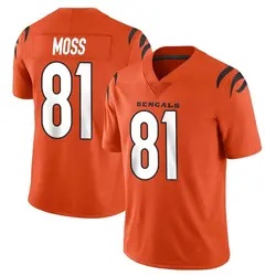Nike Thaddeus Moss Cincinnati Bengals Youth Limited Orange Vapor Untouchable Jersey