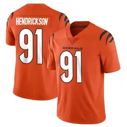 Nike Trey Hendrickson Cincinnati Bengals Youth Limited Orange Vapor Untouchable Jersey