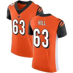 Nike Trey Hill Cincinnati Bengals Men's Elite Orange Alternate Vapor Untouchable Jersey
