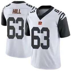 Nike Trey Hill Cincinnati Bengals Youth Limited White Color Rush Vapor Untouchable Jersey