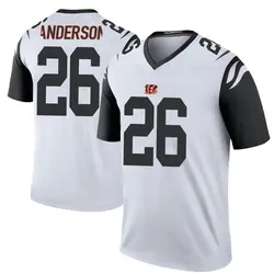 Nike Tycen Anderson Cincinnati Bengals Men's Legend White Color Rush Jersey
