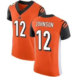 Nike Tyron Johnson Cincinnati Bengals Men's Elite Orange Alternate Vapor Untouchable Jersey