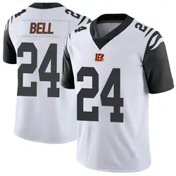 Nike Vonn Bell Cincinnati Bengals Men's Limited White Color Rush Vapor Untouchable Jersey