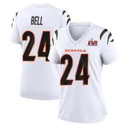 Nike Vonn Bell Cincinnati Bengals Women's Game White Super Bowl LVI Bound Jersey