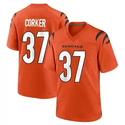 Nike Yusuf Corker Cincinnati Bengals Men's Game Orange Jersey