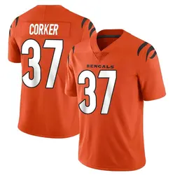 Nike Yusuf Corker Cincinnati Bengals Men's Limited Orange Vapor Untouchable Jersey