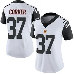 Nike Yusuf Corker Cincinnati Bengals Women's Limited White Color Rush Vapor Untouchable Jersey